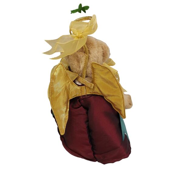 Vintage Muffy VanderBear Peace on Earth Italian Renaissance Angel 2009 w Stand - Picture 6 of 12